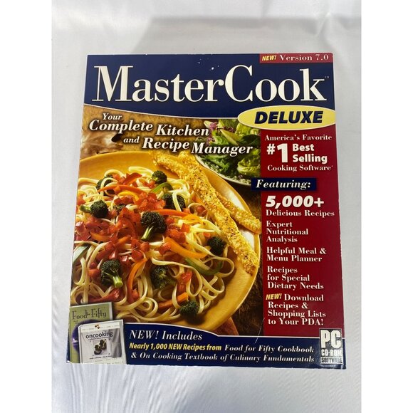 Master Cook Deluxe PC CD-ROM 5k+ Kitchen Recipe Manager Version 7.0 - Picture 5 of 5